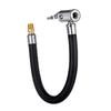 Air Pump Hose Adapter, Extension Hose for Schraderand PrestaValves, 8'' Locking Tire Chuck Tube,Tire Inflator Universal