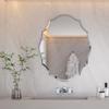 Artloge Mirror Wall Hanging Bathroom Mirror Washbasin Actress Mirror Real Look Mirror Silver Plated Stylish Wall Mirror Entrance Mirror Toilet Wave