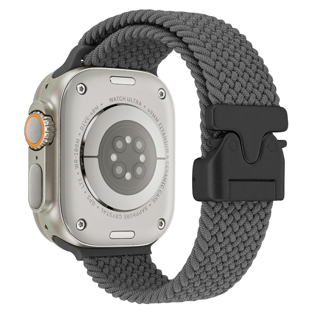 Wrist Strap for Apple Watch Series 10 9 8 7 SE 6 5 4 3 2 1 42mm 41mm 40mm 38mm Parachute Buckle Nylon Braided Watch Band