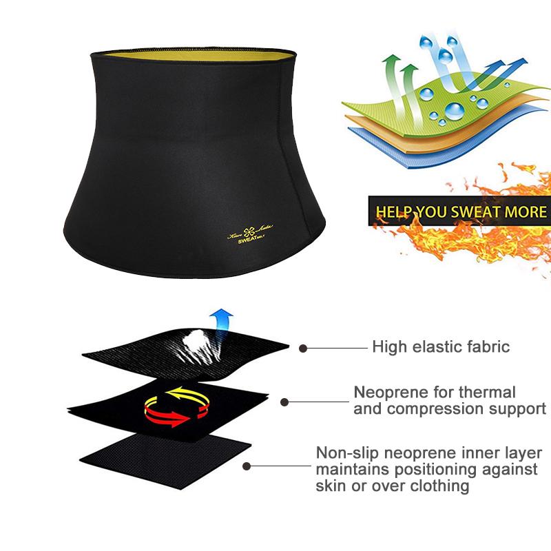 Женский тренажер для талии, формирователь тела, сауна, триммер для талии, пояс из неопрена, пот, Cincher для тренировок, корректирующее белье для похудения, спортивный пояс