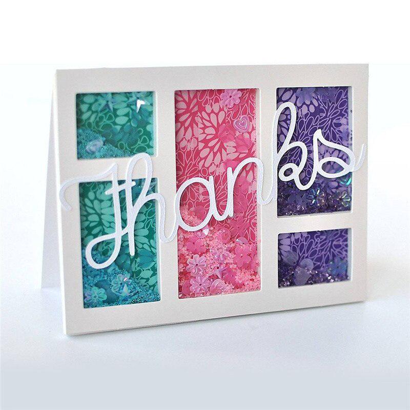 Разделенная граница Металлические штампы Рамка Фон Скрапбукинг Карты Декоративное тиснение Ремесло