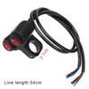 Aluminium Alloy Headlight Button On/Off Switch Fog Spot Light Waterproof 12V Light Switch Motorcycle Handlebar