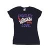 Willy Wonka & The Chocolate Factory Womens/Ladies Chocolate Bar Love Cotton T-Shirt