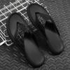 Модные повседневные тапочки в уличном стиле для мужчин, летние мужские пляжные сандалии, нескользящие мужские шлепанцы, уличные тапочки, быстросохнущие, для купания в воде