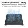 Flexible PEI Steel Sheet Build Plate 370x370mm for K2 Plus Printer Easy Print Removal and High Adhesion in 3D Printing