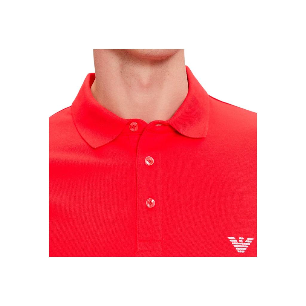 Emporio Armani Мужская футболка-поло с коротким рукавом и вышивкой логотипа-орла SS24 tops 211804-4R461-00774
