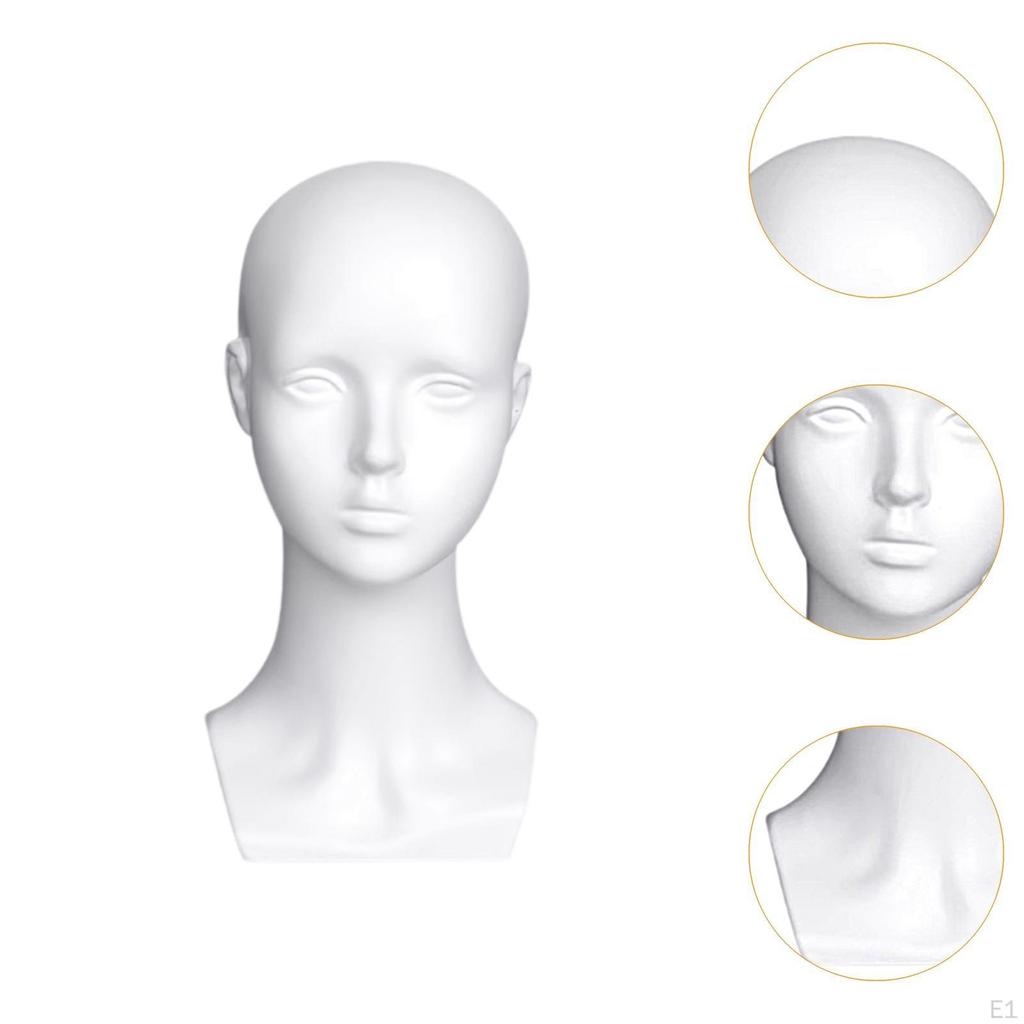 Манекен-дисплей с головкой и плечом, женская стойка, аксессуары для красоты, модель для бутиков