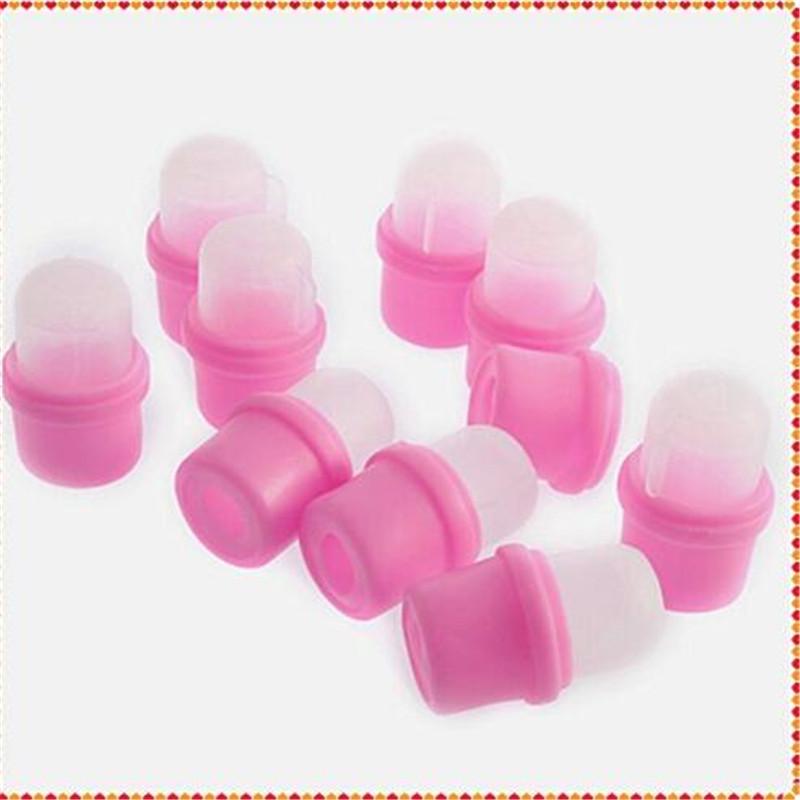 1 комплект (10 шт.) для пальцев, носимые средства для снятия лака для ногтей, инструменты для замачивания, розовый УФ-гель