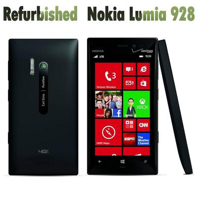 Восстановленный мобильный телефон Nokia Lumia 928 4.5'' двухъядерный 1.5 ГГц 32 ГБ 8.7 МП NFC 3G с 1 SIM