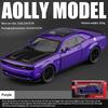 1/32 Модель автомобиля Dodge Challenger SRT Литая модель из сплава Симуляция Hellcat Мускул Спортивный автомобиль Модель Машинка для мальчика Праздничный подарок на день рождения