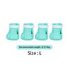 4pcs Anti-Scratch Cat Feet Covers Adjustable Anti-Off Shoes for Cat Silicone Cat Paw Protector Boots for Cat Bathing Pet Supplie 4