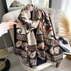 Winter Elegant Cashmere Scarf For Women Paisley Wrap Female Pashmina Luxury Brand Poncho Thick Blanket Cozy Bufanda Echarpe