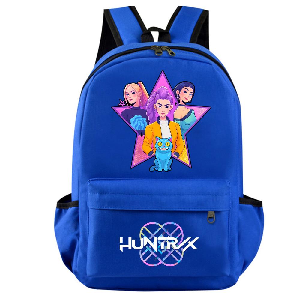 Anime Cartoon K-Pop Demon Hunters Printed Backpack for Teenager Student Girl Boy Bookbag Schoolbag Women Large Capacity Waterproof Travel Bag Gift