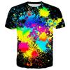 Fashion Colorful Tie Dye Graffiti 3D Print T-shirt Summer Caasual Men T Shirts Streetwear Harajuku Tees Tops Unisex Clothing