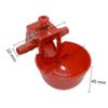 2 Pcs Chicken Automatic Drinking Cup Pipe Diameter 10mm Chicken Quail Drinking Cups Poultry Automatic Plastic Drink Water Bowl