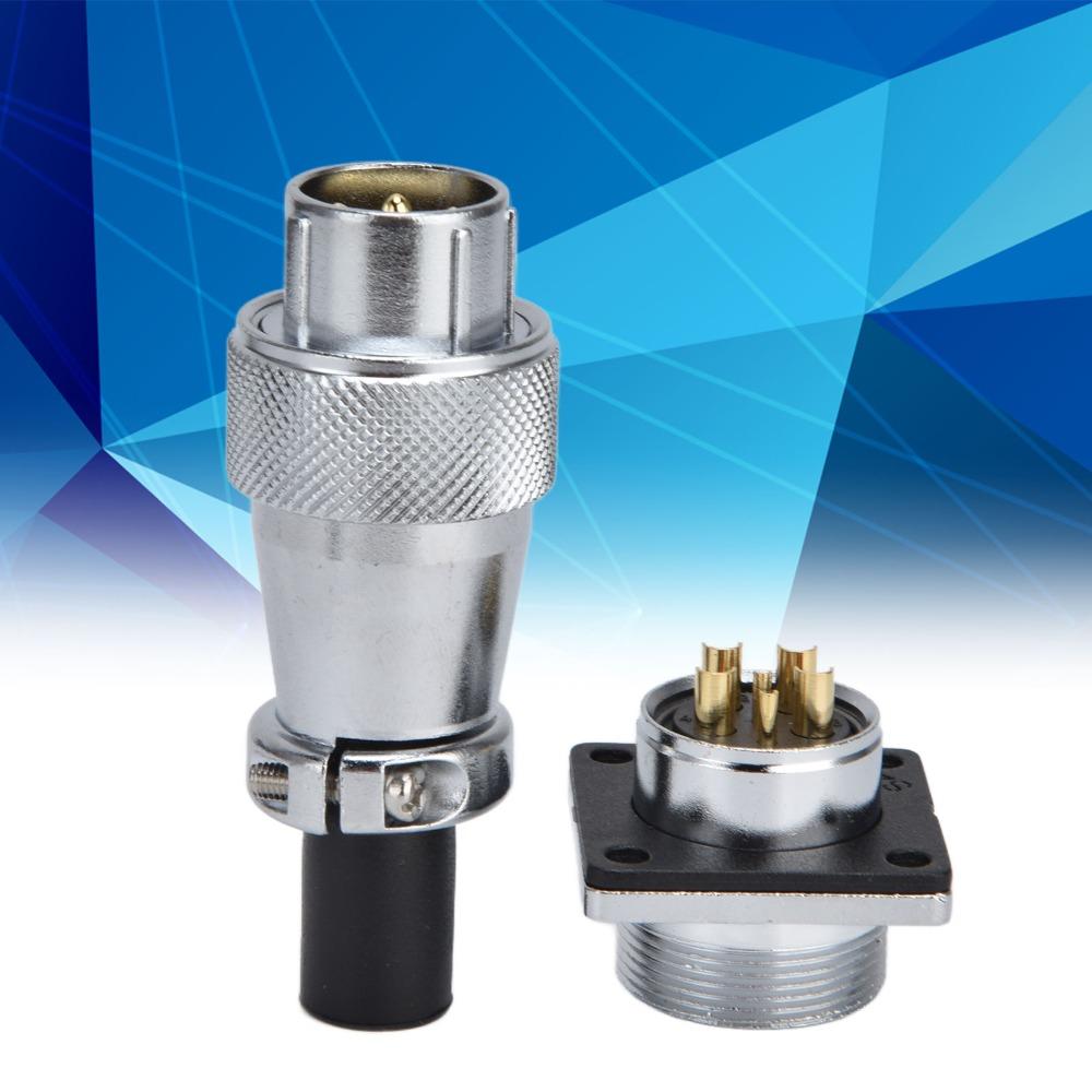 Авиационный штекер 500В WS20, 6-контактный, штекер "папа", разъем питания "мама", 5/25А, 500 циклов сопряжения, клеммы для подключения проводов, светодиодное освещение