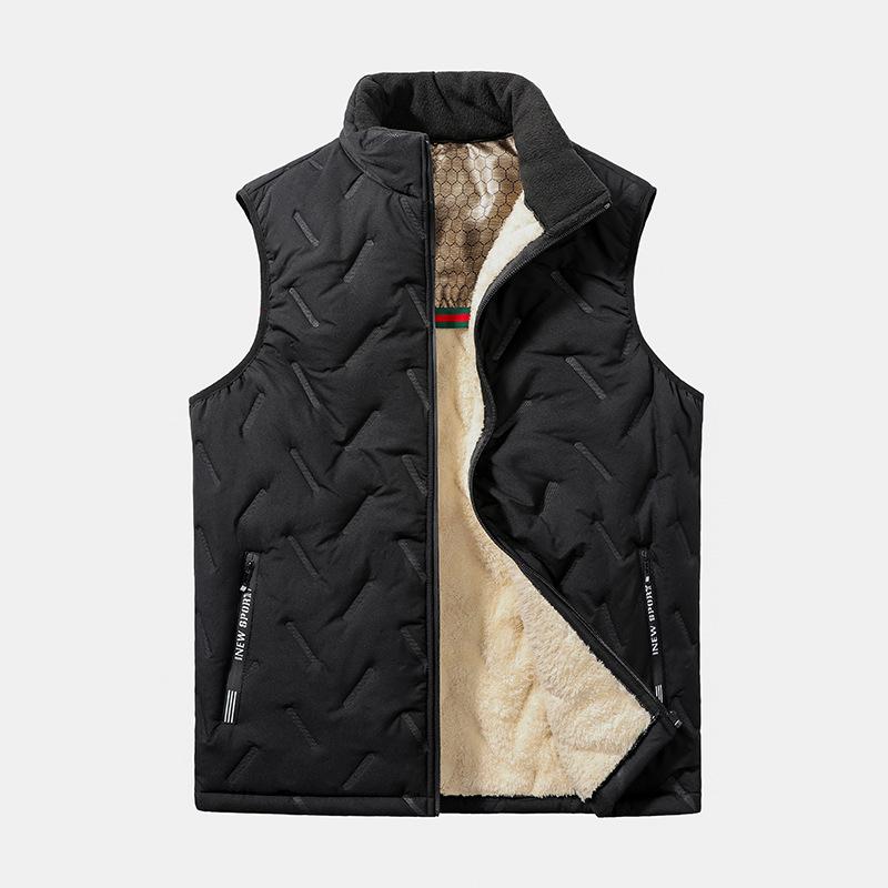 Зимняя мужская куртка-пуховик Oversized Plus Velvet, ветровка, куртка без рукавов для активного отдыха, жилет для мужчин