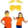 Fake Mustache Eyebrows Set Party Makeup Ball Girls Elf Dress Up Props For Kids