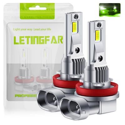 Светодиодная противотуманная фара H11, Взрывной свет, Лимонно-желтый, Совместима с техосмотром, H8, H9,