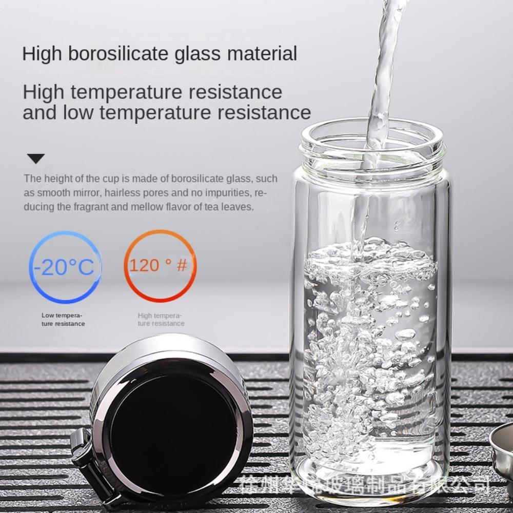 with Filter Glass Tea Cup 240/300ML Tumbler Drinkware Commercial Glass Teapot  Gift