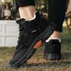 Новые модные мужские зимние плюшевые ботинки из искусственной кожи, зимние ботинки с подкладкой, утолщенные, водонепроницаемые, повседневные мужские кроссовки для походов на открытом воздухе