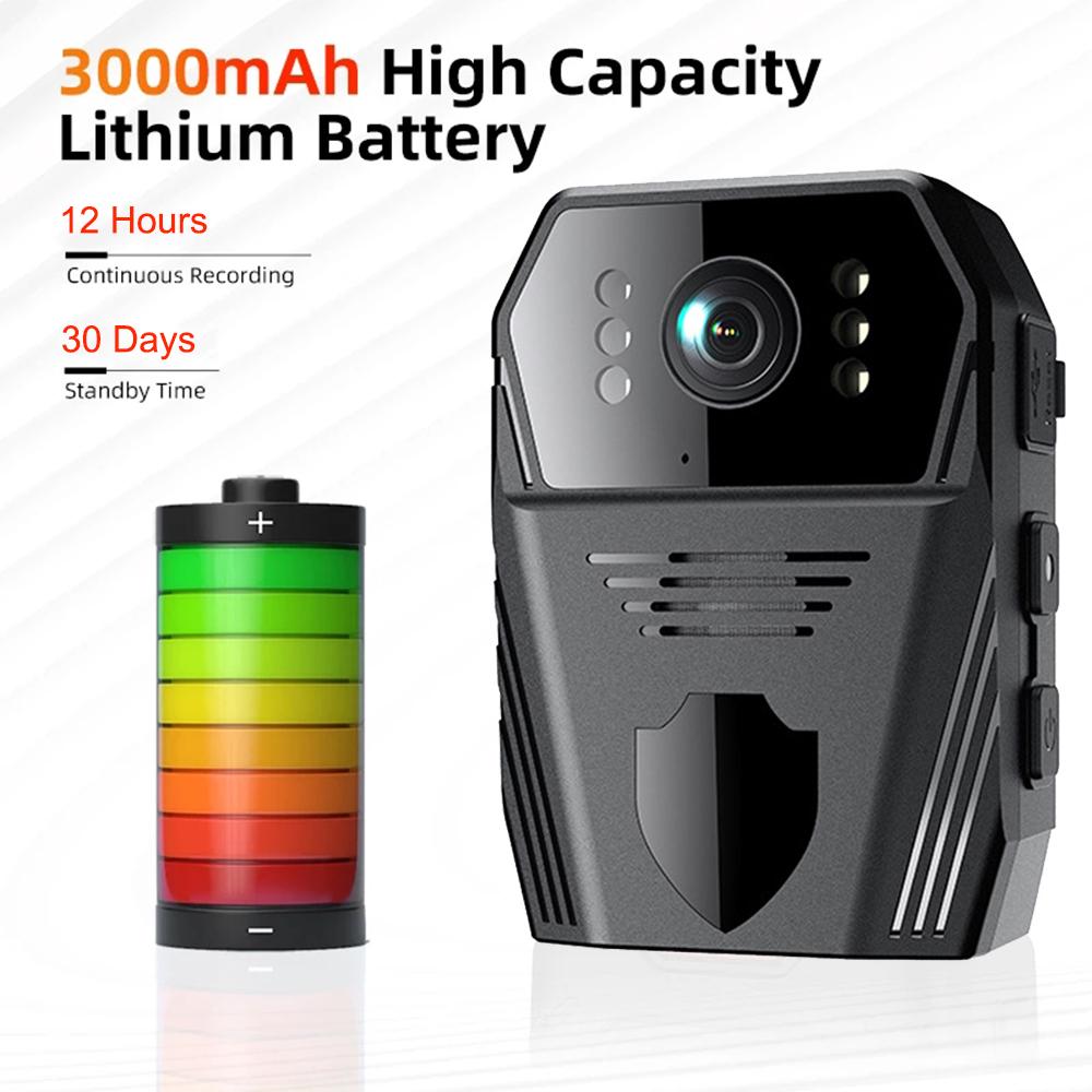 Full HD 2K Mini Camera Night Vision WiFi Camera Video Recorder Security Wearable Police BodyCam Motion Detection Small Camcorder