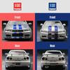 1/32 Nissan Skyline GTR R34 JDM Модель игрушечной машины Литой автомобиль Миниатюра Звук и свет Инерционный Коллекция Подарок Дети Мальчик