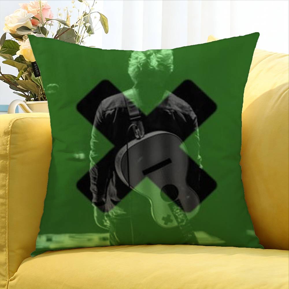 Ed S-Sheeran Albums World Various Sizes Square Pillow Case For Car Home Bedchamber Decor