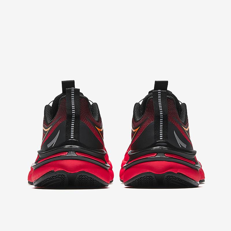 Anta Kids Flame Trendy Fashion Lightweight Shock Absorption Low-Top Running Shoes Unisex Sneaker Black Red 312515517-3