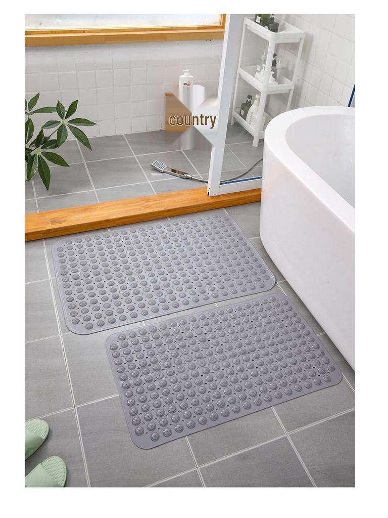 Нескользящий массажный коврик для ванной с присосками для душа и ванны