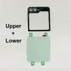 Новое Заднее Стекло Для Samsung Galaxy Z Flip6 5G SM-F741B/DS Крышка Аккумулятора Задняя Панель Корпуса Ремонтные Запчасти и Рамка Камеры с Линзой