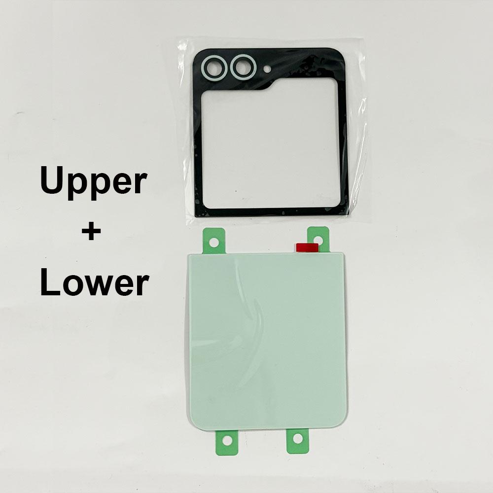 Новое Заднее Стекло Для Samsung Galaxy Z Flip6 5G SM-F741B/DS Крышка Аккумулятора Задняя Панель Корпуса Ремонтные Запчасти и Рамка Камеры с Линзой