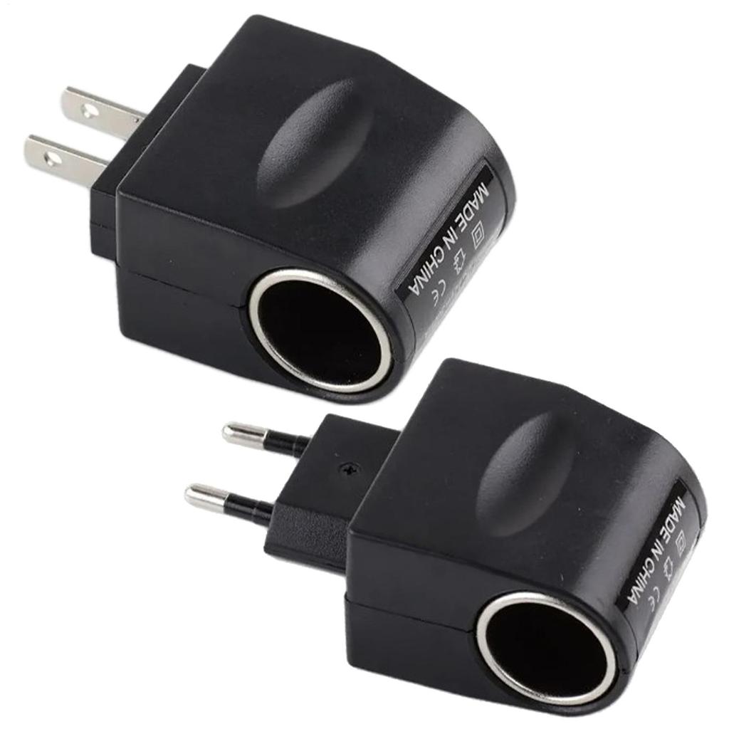 Stable Car Plug Adapter Lighters Converter 220V To 12V With LED Indicator Black Automotive Accessories AC To DC Car Adapter