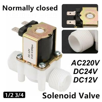 1 шт. DC12V 24V AC220V электромагнитный клапан с наружной резьбой пневматический контроллер давления переключатель