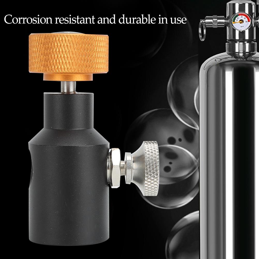 TR21-4 CO2 Adapter Connector with Release Valve Quick Filling Soda Water for