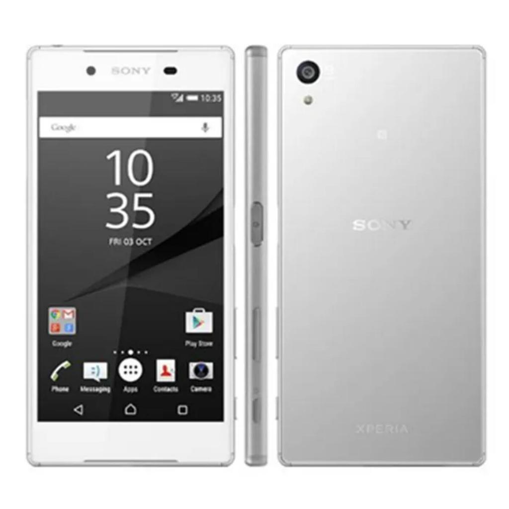 Восстановленный Sony Xperia Z5 Оригинальный 4G LTE 3 ГБ ОЗУ 32 ГБ ПЗУ Сканер отпечатков пальцев Разблокированный смартфон