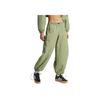 Adidas City Escape Solid Color Loose Weave Casual Pants Women Bottoms Tent-Green IW5205