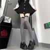 Japanese Jk Velvet White Pure Desire Knee Socks Summer Thin Internet Celebrity Long Tube Thigh Thin Bow Socks