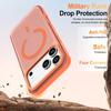 Простой повседневный магнитный чехол из ПК для iPhone 17 Pro Max 16 Plus, защита от отпечатков пальцев, ударопрочный, удобный захват, прочная крышка