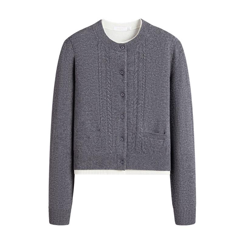 Navigare Женский вязаный кардиган с эффектом двух изделий