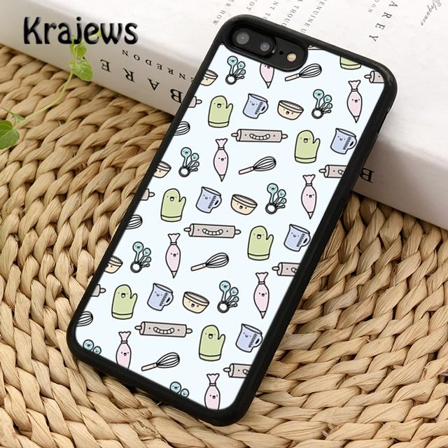 Krajews Baking Cook Chef Soft Phone Case Cover For iPhone 17 Air 16 15 14 plus 11 12 13 pro max coque Shell Fundas
