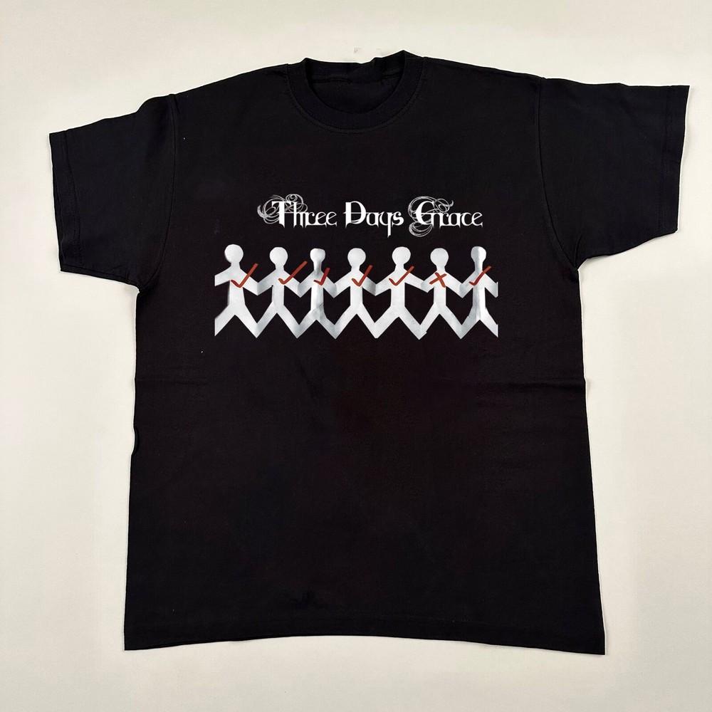 Винтажная футболка Three Days Grace Унисекс Концертная S - 5XL Бесплатная доставка MQ320 Унисекс Футболка
