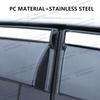 4Pcs Original Fit Side Window Visor for DFSK DONGFENG SOKON GLORY S560, Weatherproof Rain Guard Sun Shield Vent Visor