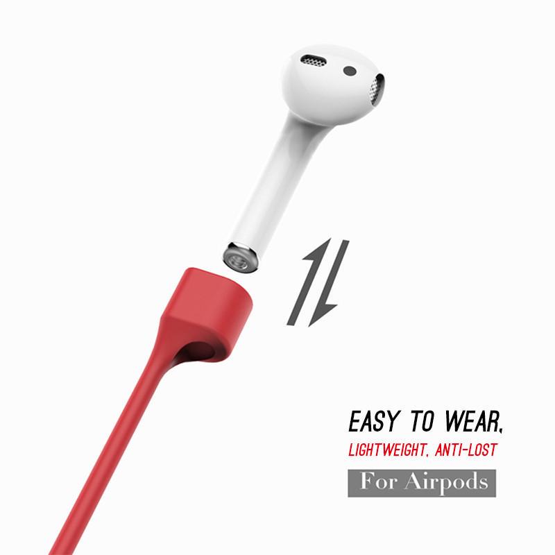 For AirPods1/2/3  Anti-Lost Magnetic Silicone Earphone String Rope For Airpods Pro Earphones Strap Cord