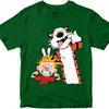 Calvin And Hobbes СМЕШНАЯ футболка Унисекс хлопок Все размеры S-5XL Унисекс футболка
