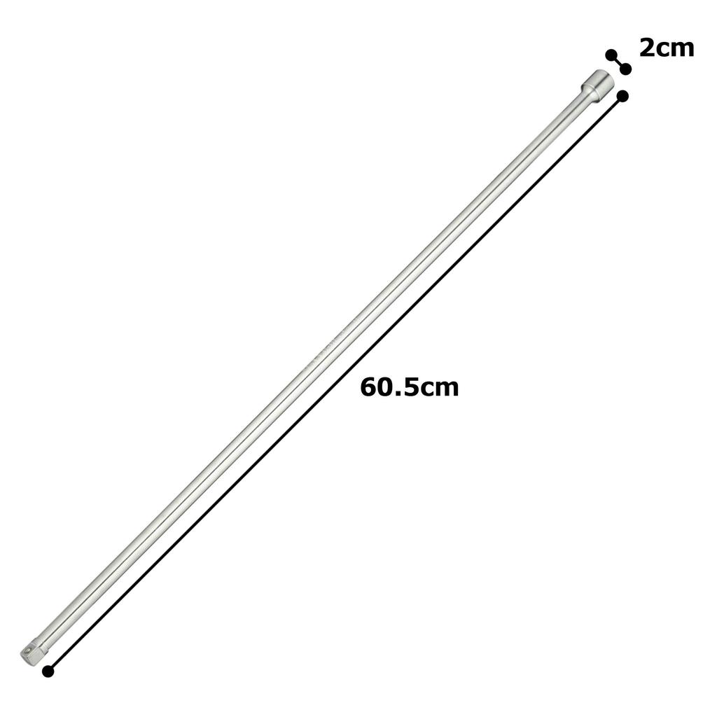 TONE Extension Bar Drive Angle Total Length 600mm EX30-600 9.5mm (3/8")