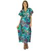 Bohemian Phagun Dress Printed Cotton Caftan Maxi Nightwear Kaftan