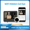 Smart Electronic Cat Eye WiFi Video Doorbell 1080P HD Security Monitoring Camera Home Two-Way Speaking Video Door Ring