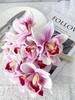 3 шт. искусственная орхидея 6 головок/упаковка искусственный букет фаленопсисов шелковые настоящие искусственные цветы для дома свадьбы ресторана отеля номера декор