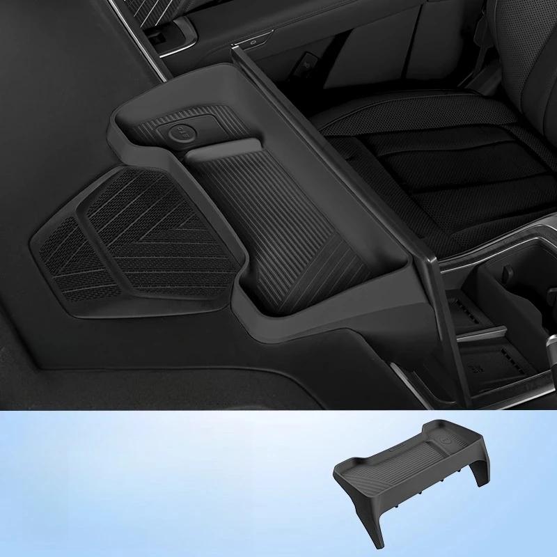 Silicone Rear Central Control Screen Storage Box for ONVO L90 - ETC Organizer Car Interior Accessory
